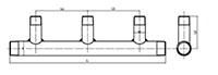 3-Zone Boiler Header Manifold - 2