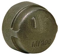 300# Black and Galvanized Malleable Iron Pipe Cap Fittings