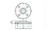 1/4 to 2 Inch (in) Size (Thailand) Pipe Floor Flange - 2