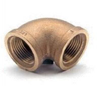 1/4 x 1/8 to 3 x 2-1/2 Inch (in) Size Domestic Lead Free Brass Reducing Pipe Elbow