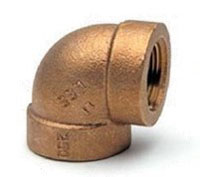 1/4 to 1-1/2 Inch (in) Size Domestic 90 Degree Lead Free Brass XH Street Pipe Elbow