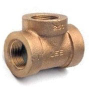 1/2 x 1/4 to 1-1/4 x 1/2 Inch (in) Size Domestic Lead Free XH Brass Reducing Pipe Tee Fitting