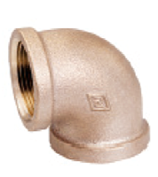1/8 to 4 Inch (in) Size 90 Degree Lead Free Brass Pipe Elbow