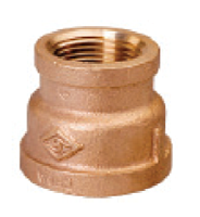 1/4 x 1/8 to 4 x 3 Inch (in) Size Lead Free Brass Reducing Pipe Coupling