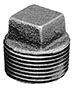 150# Black and Galvanized Malleable Iron Pipe Plugs