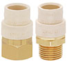 Lead Free Chlorinated Polyvinyl Chloride (CPVC) Brass Adapter Fittings