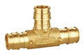 Lead Free Brass 1960 Cross-Linked Polyethylene (PEX) Cold Expansion Tee Fitting