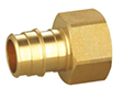 Lead Free Brass F1960 Cross-Linked Polyethylene (PEX) x Iron Pipe (IP) Female Cold Expansion Adapter Fitting